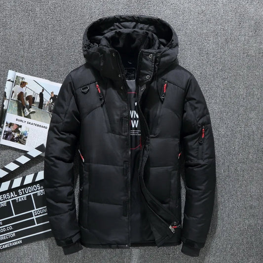 Men's Winter Thermal Slim Fit Duck Down Jacket