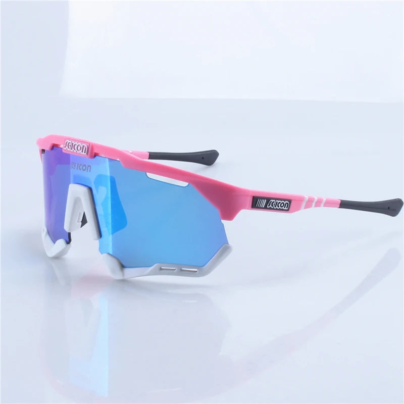 Unisex Sport UV400 photochrome Fahrradsonnenbrille 