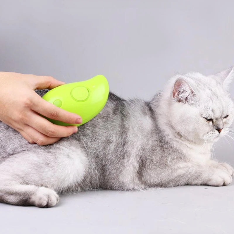 Spray électrique pour chaton, peigne pour animaux de compagnie, brosse à cheveux de bain pour chats, fournitures de toilettage