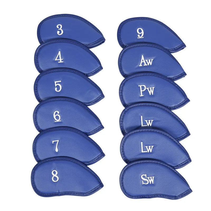 golf iron head covers, golf club head covers, golf club protectors, golf club accessories, leather head covers, leather golf headcovers, leather putter cover, putter headcover, leather driver headcover, leather golf club covers