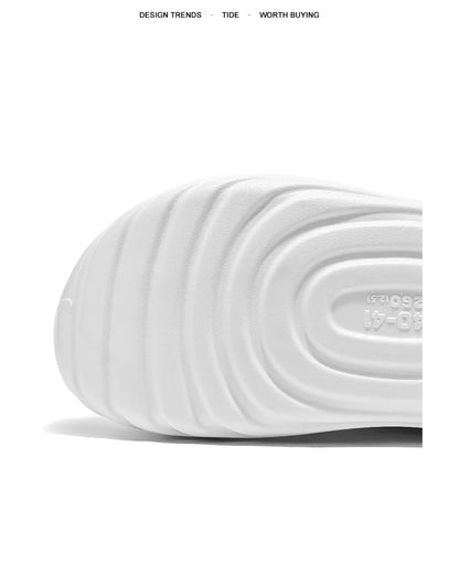 Baotou sabots pantoufles d'été à semelles épaisses