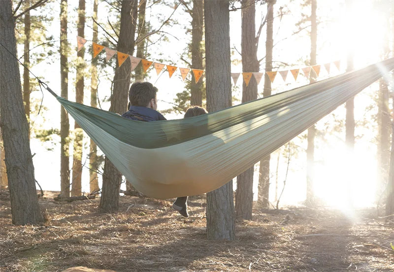 Hamac balançoire ultraléger résistant aux déchirures pour 2 personnes