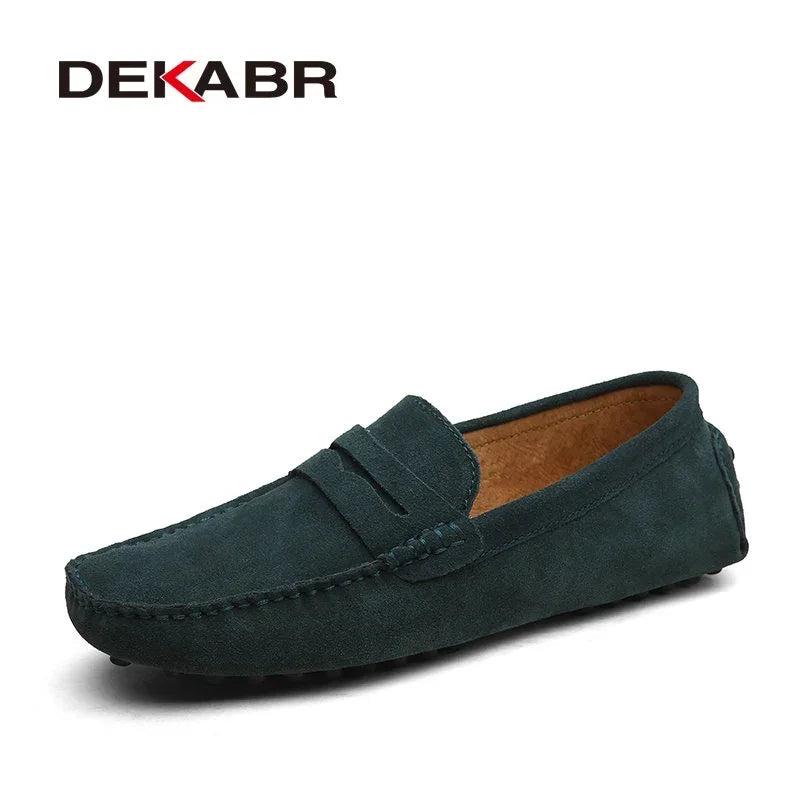 Frühling/Sommer Hochwertige echtes Leder Herren Mokassins Loafers