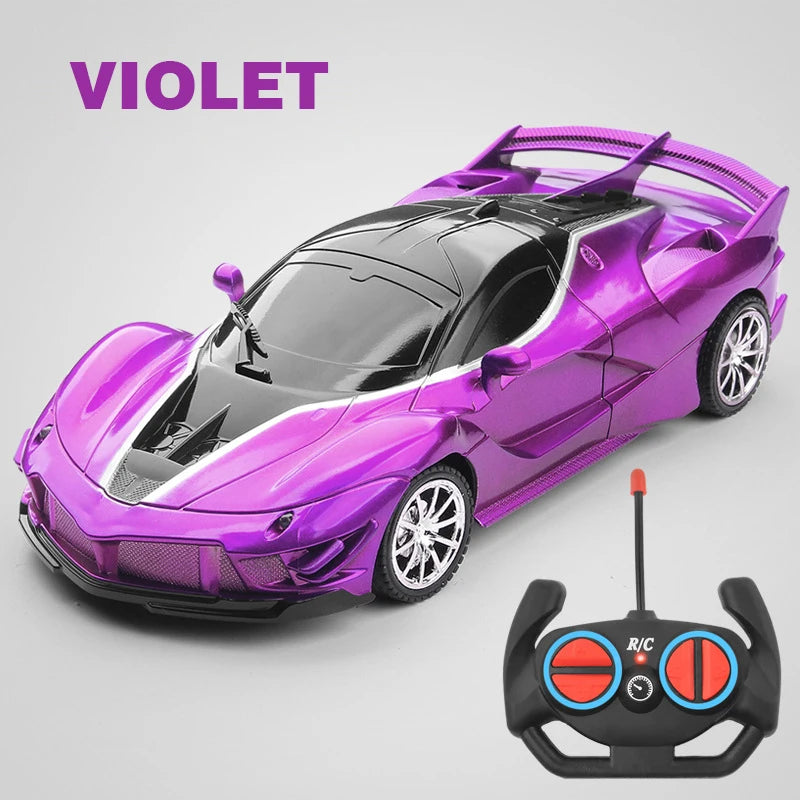 Led Light Sports Electric RC Racing Car Toy