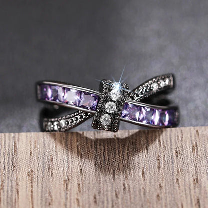 Verlobungsringe für Damen aus 925er Sterlingsilber mit Kristall 