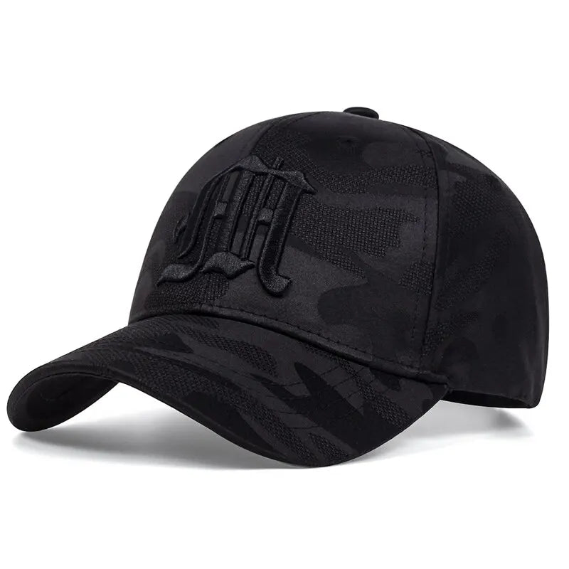 Casquette de baseball unisexe brodée avec la lettre M