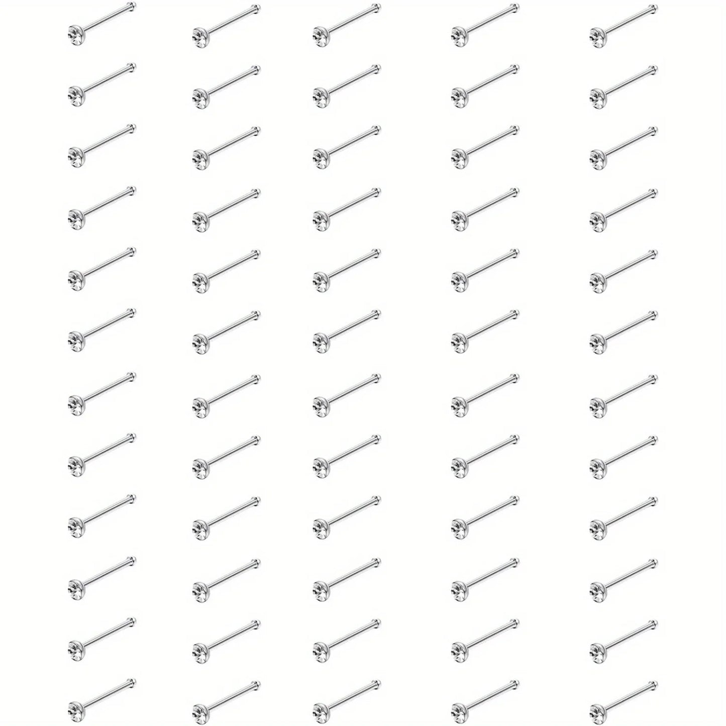 Nasenpiercingring aus 22G Edelstahl – Nasenpiercingstift aus Chirurgenstahl