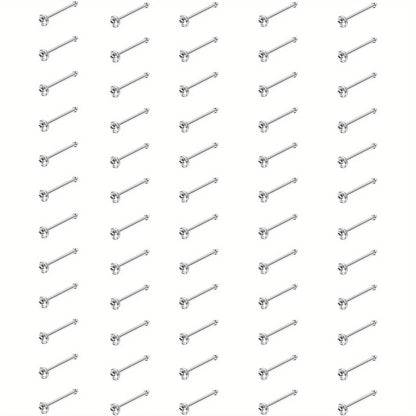 Nasenpiercingring aus 22G Edelstahl – Nasenpiercingstift aus Chirurgenstahl