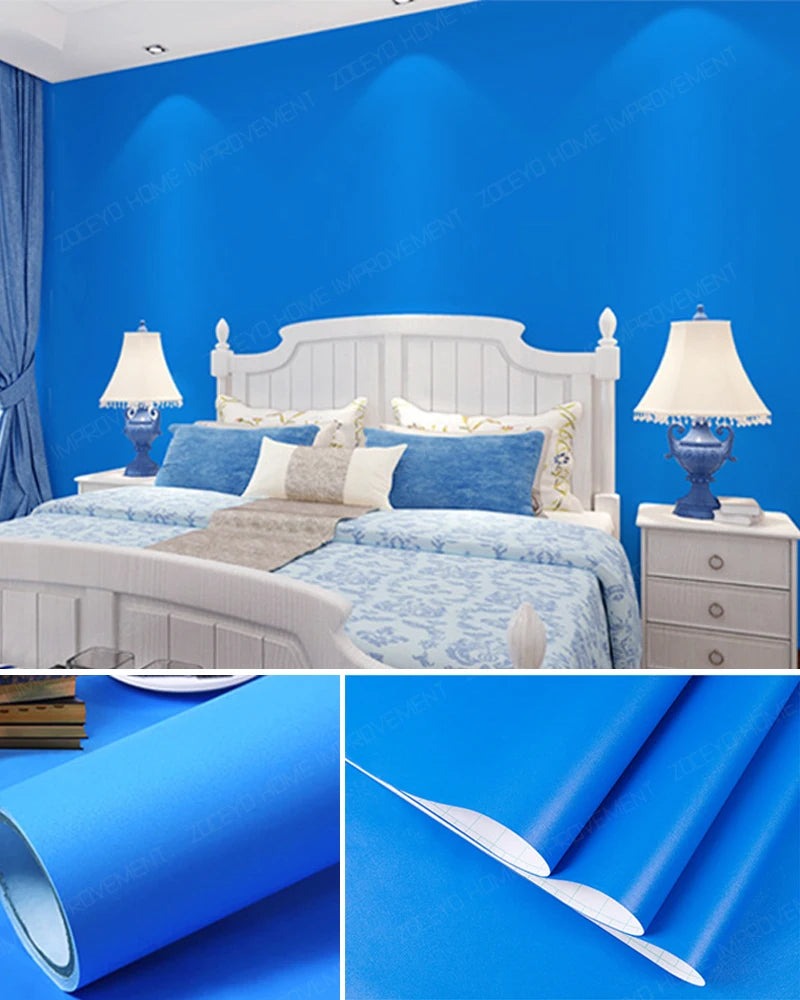 Decorative Wall Paper Furniture Renovation Stickers Kitchen Cabinet Waterproof Wallpaper.