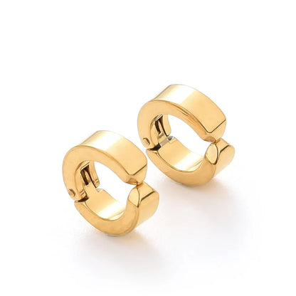 Anime tronçonneuse homme Hirofumi Cosplay noir oreille pince boucles d'oreilles