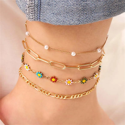 Seashell Beads Anklets
