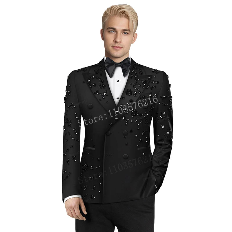 Men's Formal Wedding Suits with Notched Lapel