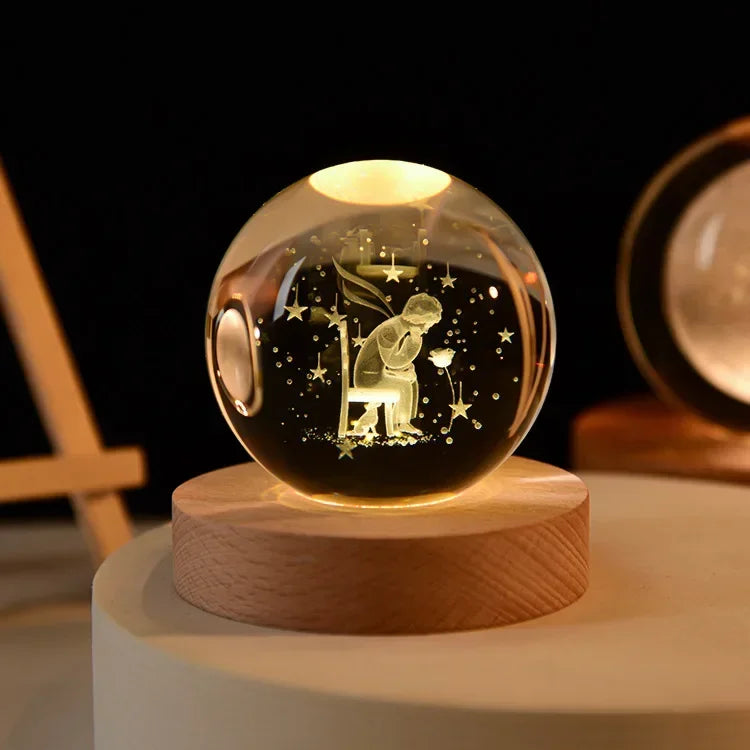 3D-Kristallplaneten-Nachtlicht-Astronomie-Globus