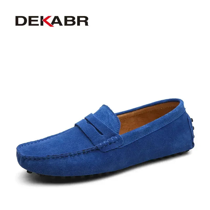 Frühling/Sommer Hochwertige echtes Leder Herren Mokassins Loafers