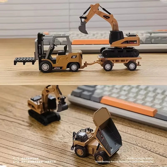 Light and Sound Remote Control Excavator Toy