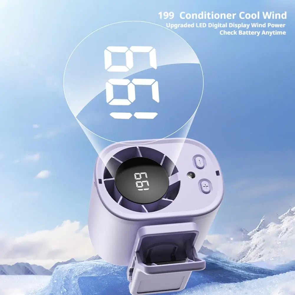 360° Rotating USB Mini Clip On Car Fan