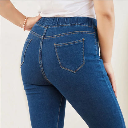 Skinny Jeans - Women Good Elastic Waist Stretchy Jeans