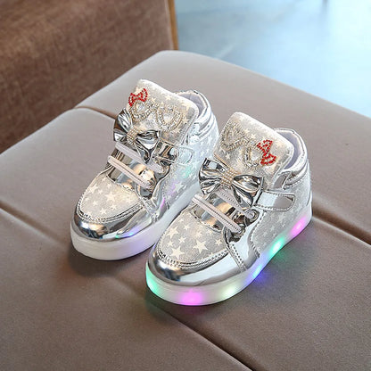 Leuchtende Kinder-Sneaker für Frühling und Herbst – LED-Schuhe 