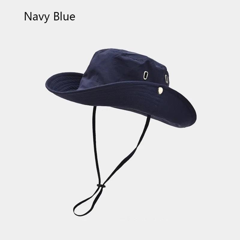 Schnell trocknender Angelhut mit Sonnenblende