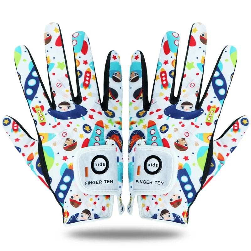 Junior Kids Breathable Golf Gloves