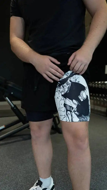 Dragon Ball & One Piece Anime Print Gym Shorts