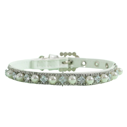 Bunte, verstellbare Halskette mit Kätzchenmotiv – Perlen-Katzenhalsband 