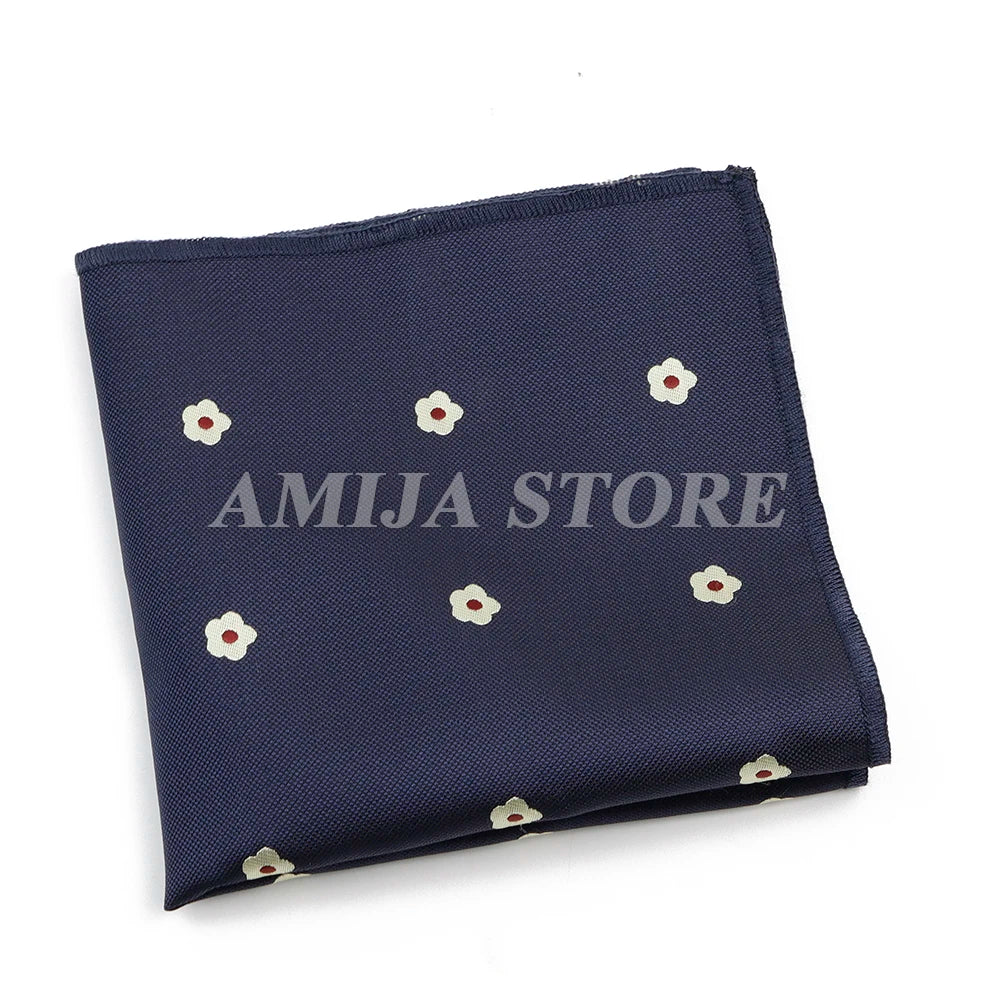 Men’s Floral Pocket Square – Premium Printed Handkerchief