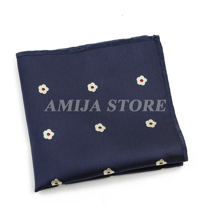 Men’s Floral Pocket Square – Premium Printed Handkerchief