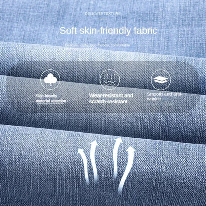 Sommer-Stretch-Denim-Business-Jeans für Herren