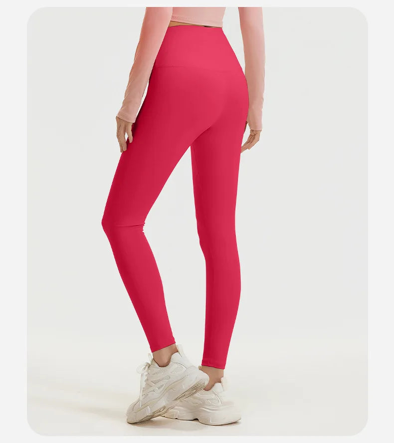 Nahtlose Yoga-Leggings mit hohem Bund für Damen – Po-Lifting- und Bauchkontrolle fürs Fitnessstudio