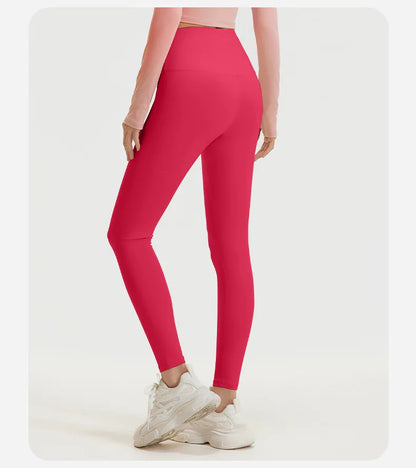 Nahtlose Yoga-Leggings mit hohem Bund für Damen – Po-Lifting- und Bauchkontrolle fürs Fitnessstudio