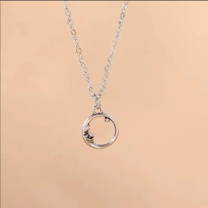 Silver Color Long Tassel Pendant Bow Necklaces