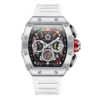 Multifunktionale wasserdichte Sport-Chronographenuhr für Herren