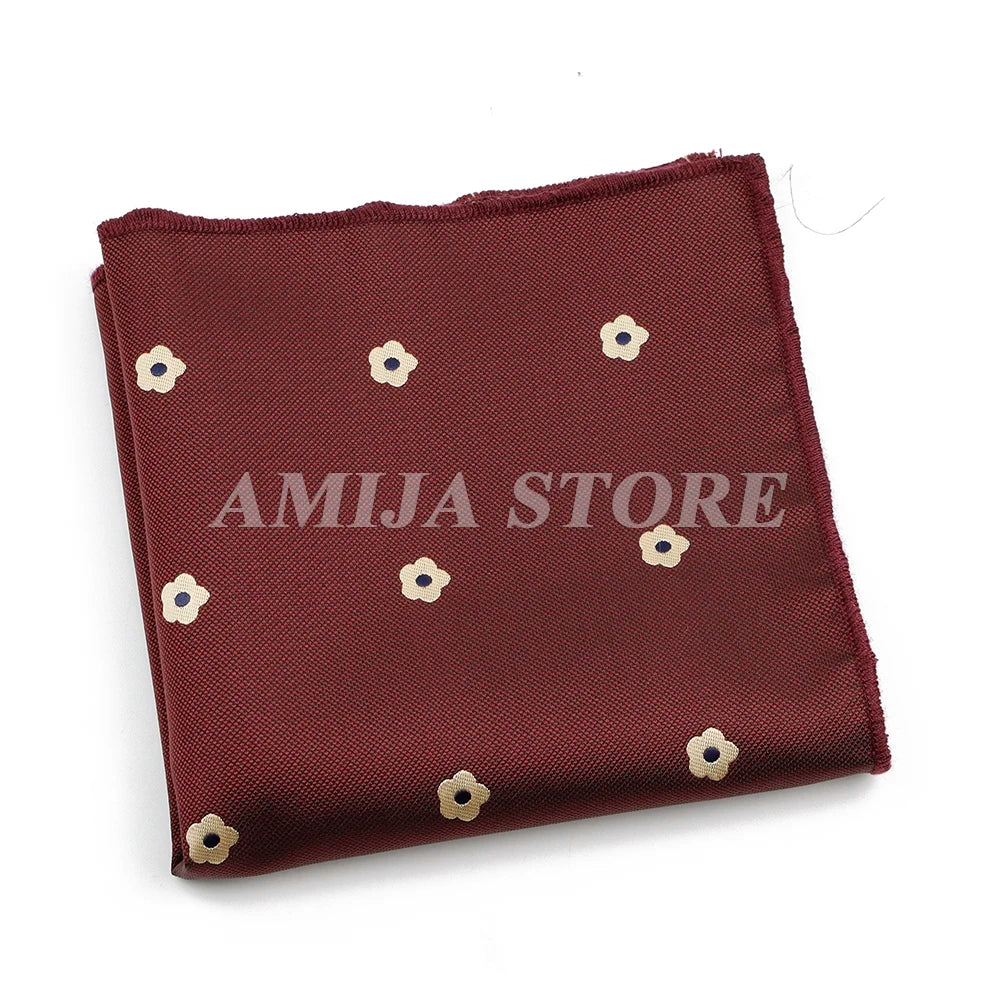 Men’s Floral Pocket Square – Premium Printed Handkerchief