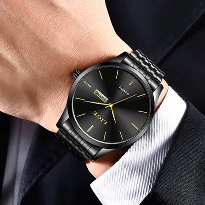 Man Wristwatch - Waterproof Luminous Date Week Men Watches