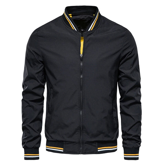 Men's Slim Fit Baseball Bomber Jacket Outerwear