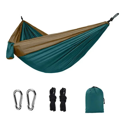 Hamacs simples en toile de parachute pour camping en plein air