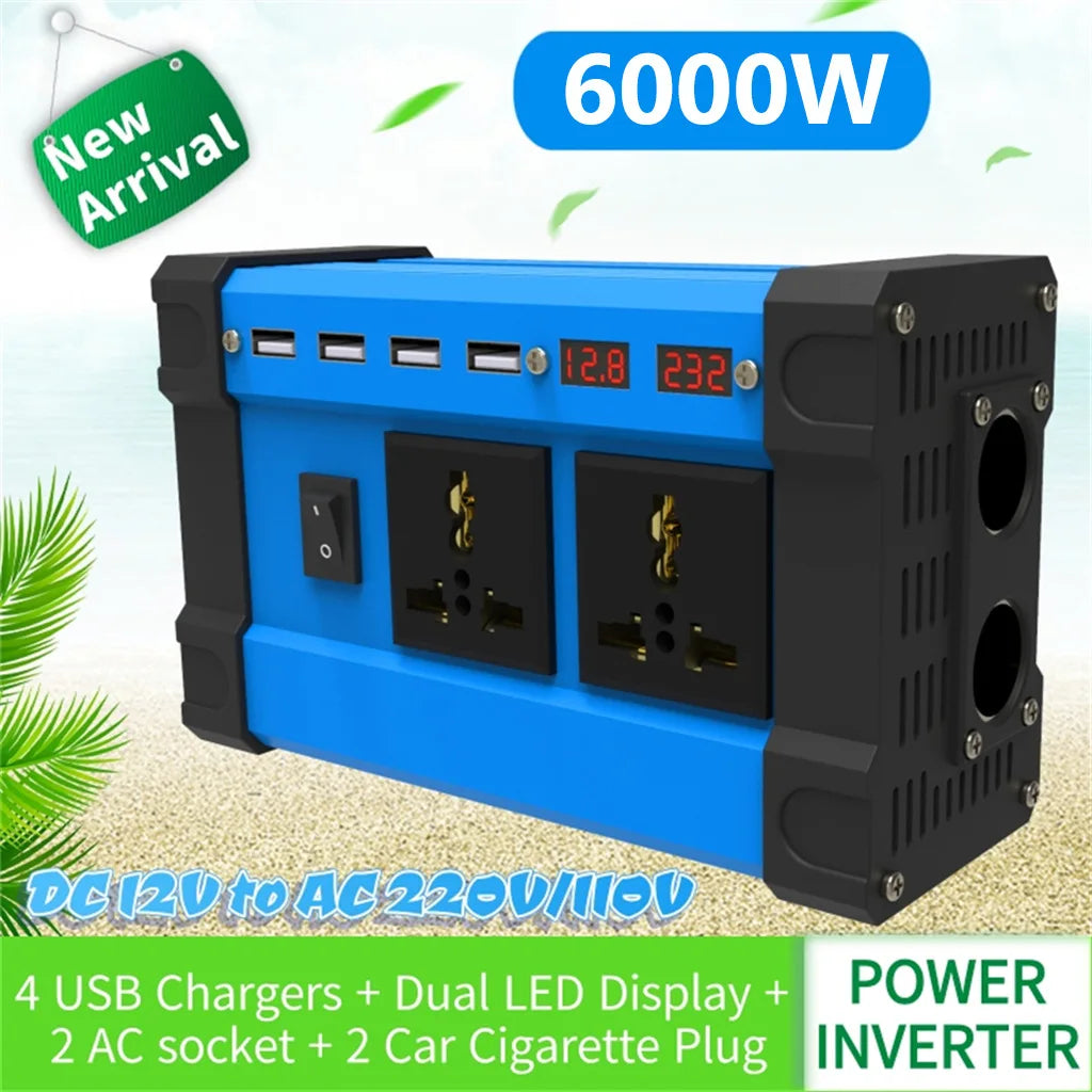 Portable Camping 6000W Solar Power Inverter