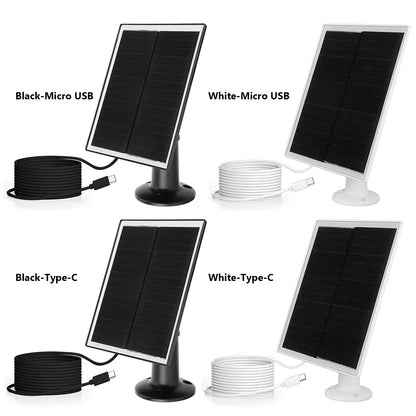 Waterproof Outdoor Camera Shingled Solar Panel