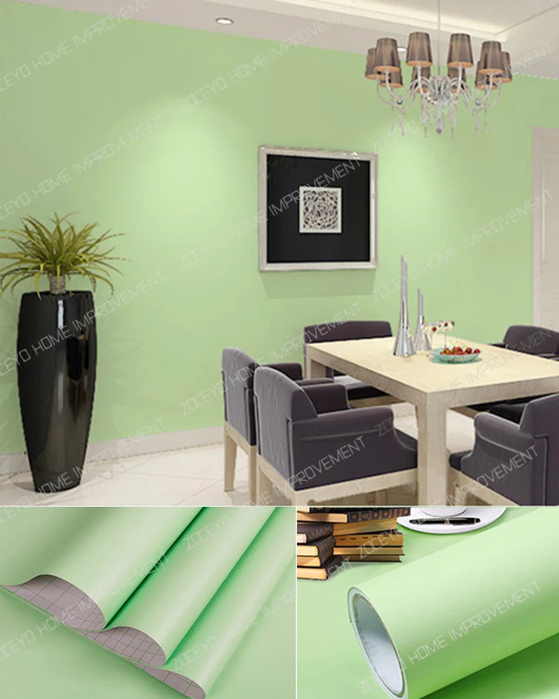 Decorative Wall Paper Furniture Renovation Stickers Kitchen Cabinet Waterproof Wallpaper.