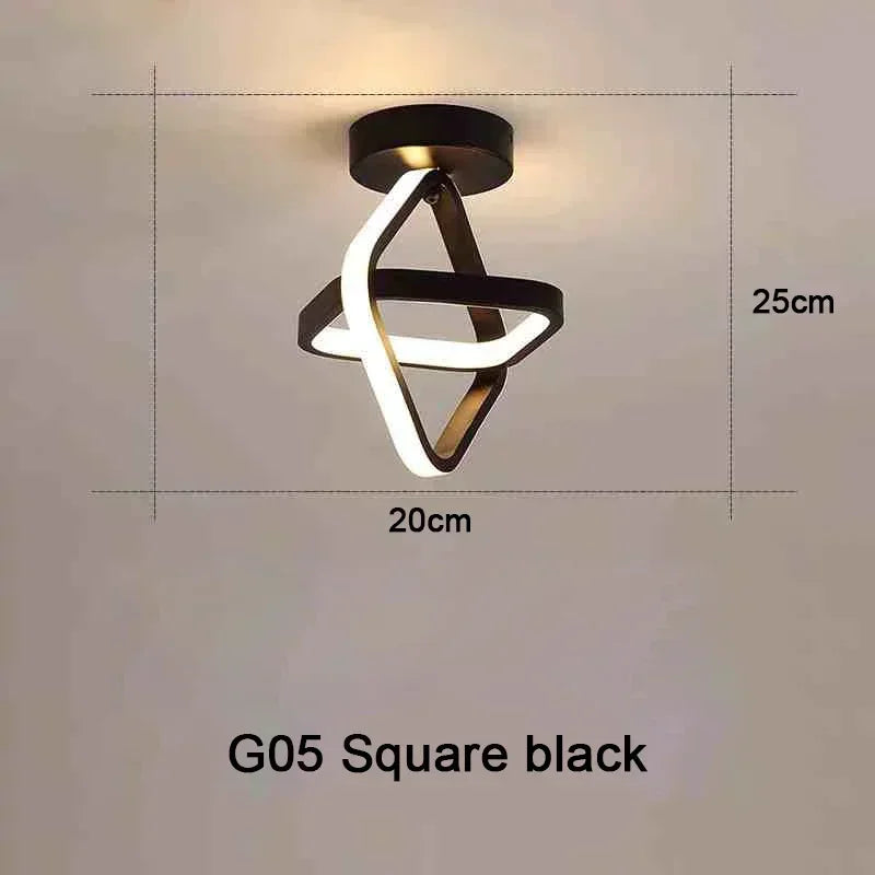 Minimalist Living Room LED Strip Ceiling Lights