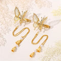2pcs gold Tassel