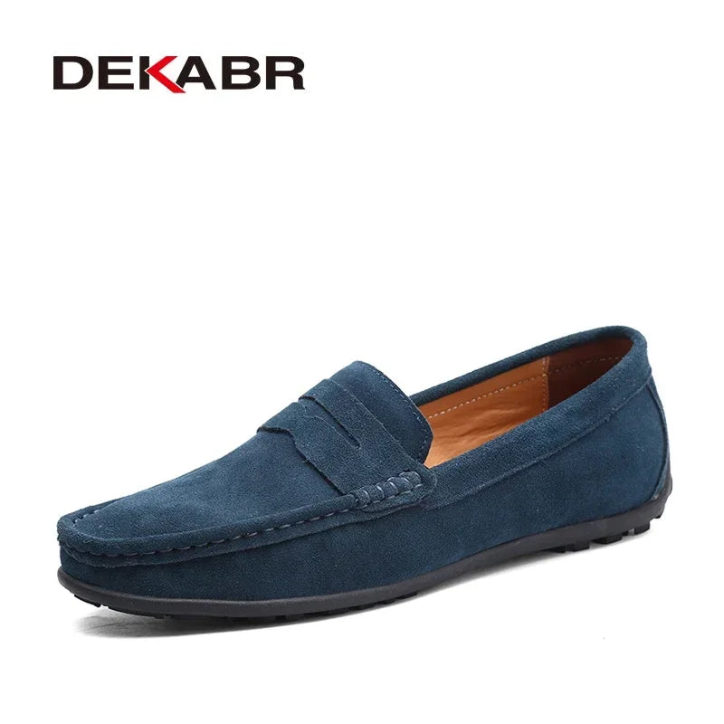 Frühling/Sommer Hochwertige echtes Leder Herren Mokassins Loafers