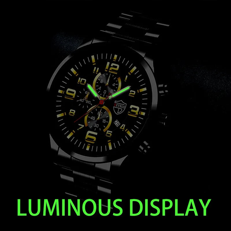 stainless steel watch, stainless watch, calendar watch, men watches, steel watch, stainless steel watches for men, metal watch