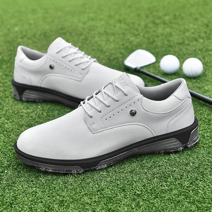 Wasserdichte Herren-Golfschuhe mit rutschfesten Spikes