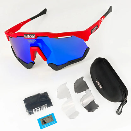 Photochromic Polarized Cycling Sunglasses UV400 – Lightweight Sports Glasses