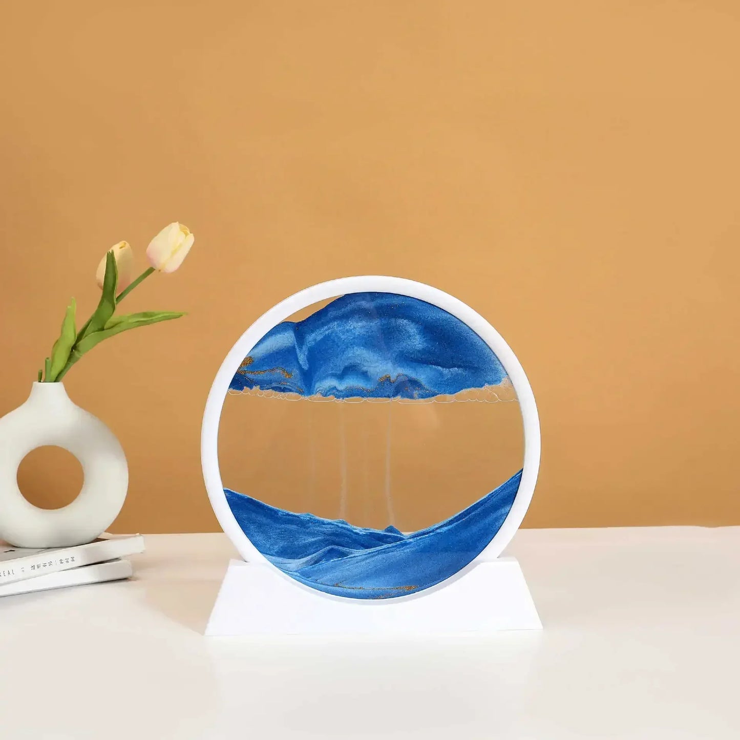 Round 3D Deep Sea Sandscape Sand Art