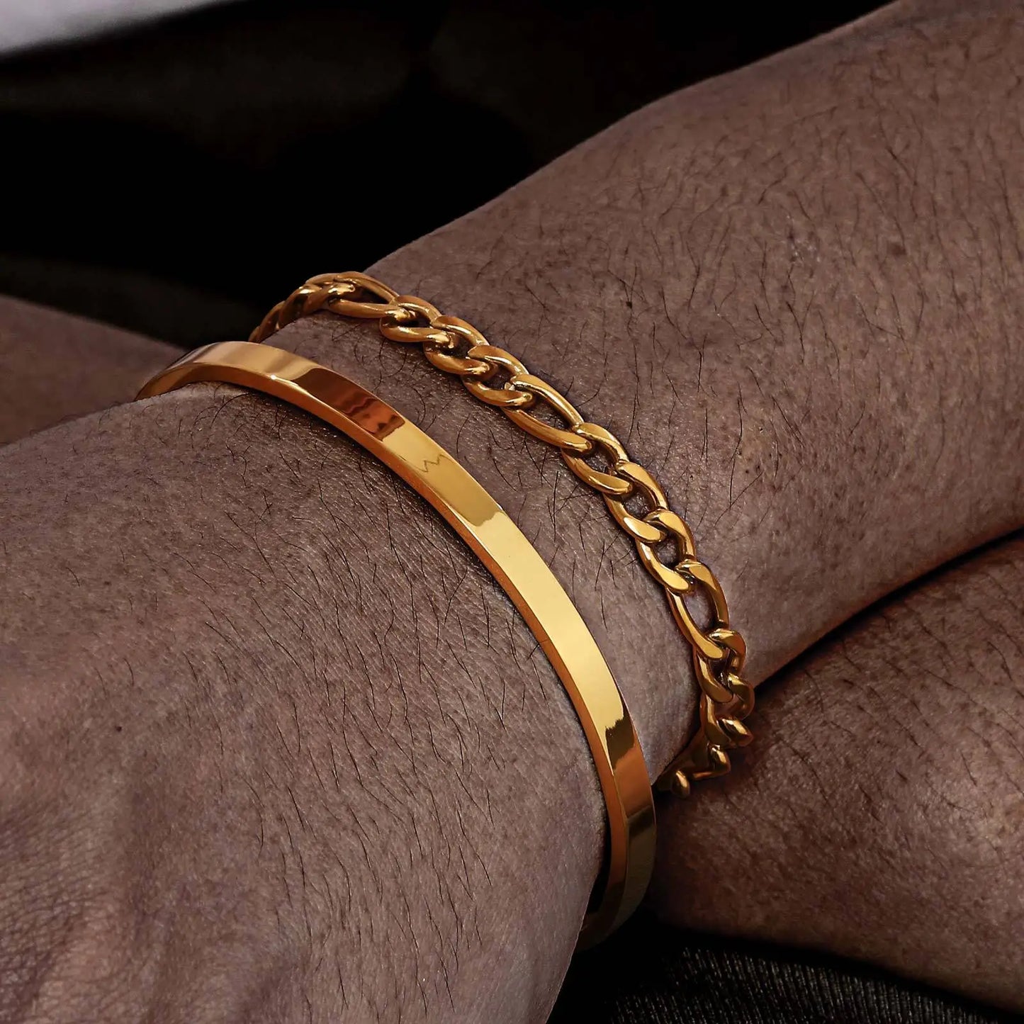 Metall-Twist-Kettenarmband-Set für Damen