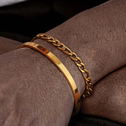 Metall-Twist-Kettenarmband-Set für Damen