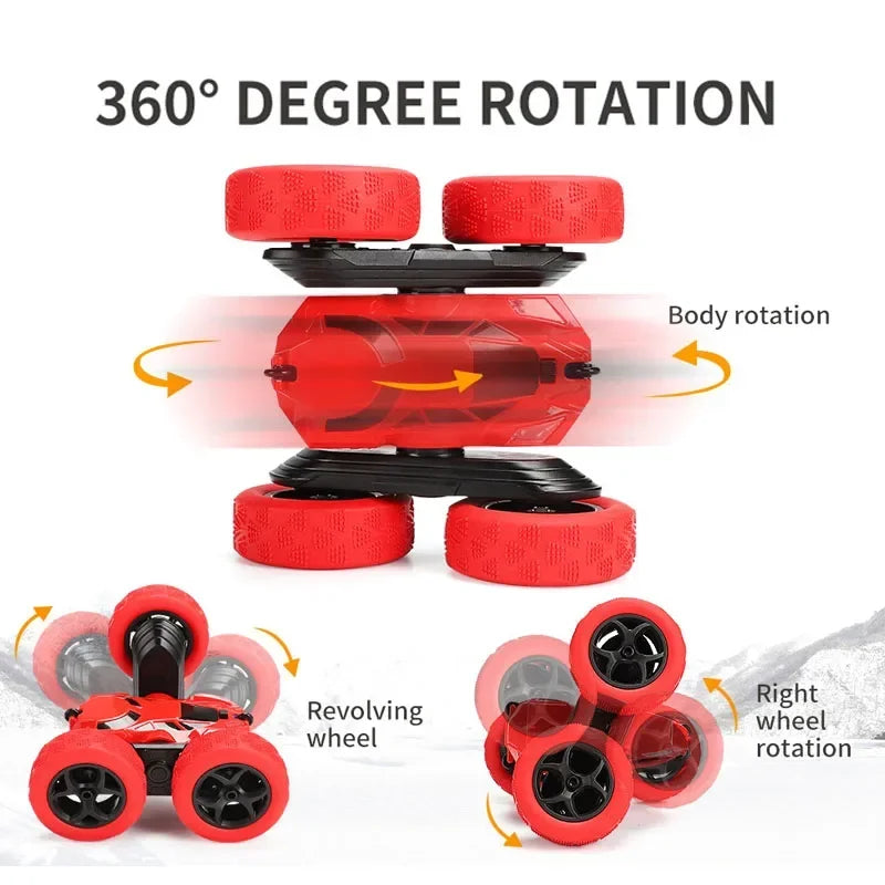 Double-Sided RC Stunt Car 360° Rotation Off-Road